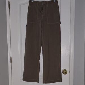Casual Brown Cargo Trousers